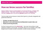 Salford Council Troubled Families Programme